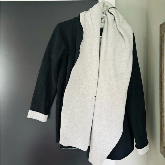 Anthropologie Sanctuary Unstructured Gray Sweatshirt Jacket - Picture 2 of 4